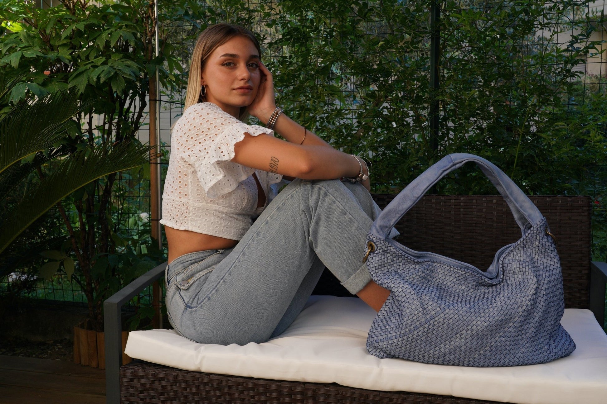 Borsa in pelle intrecciata - FlorenceLeatherBags