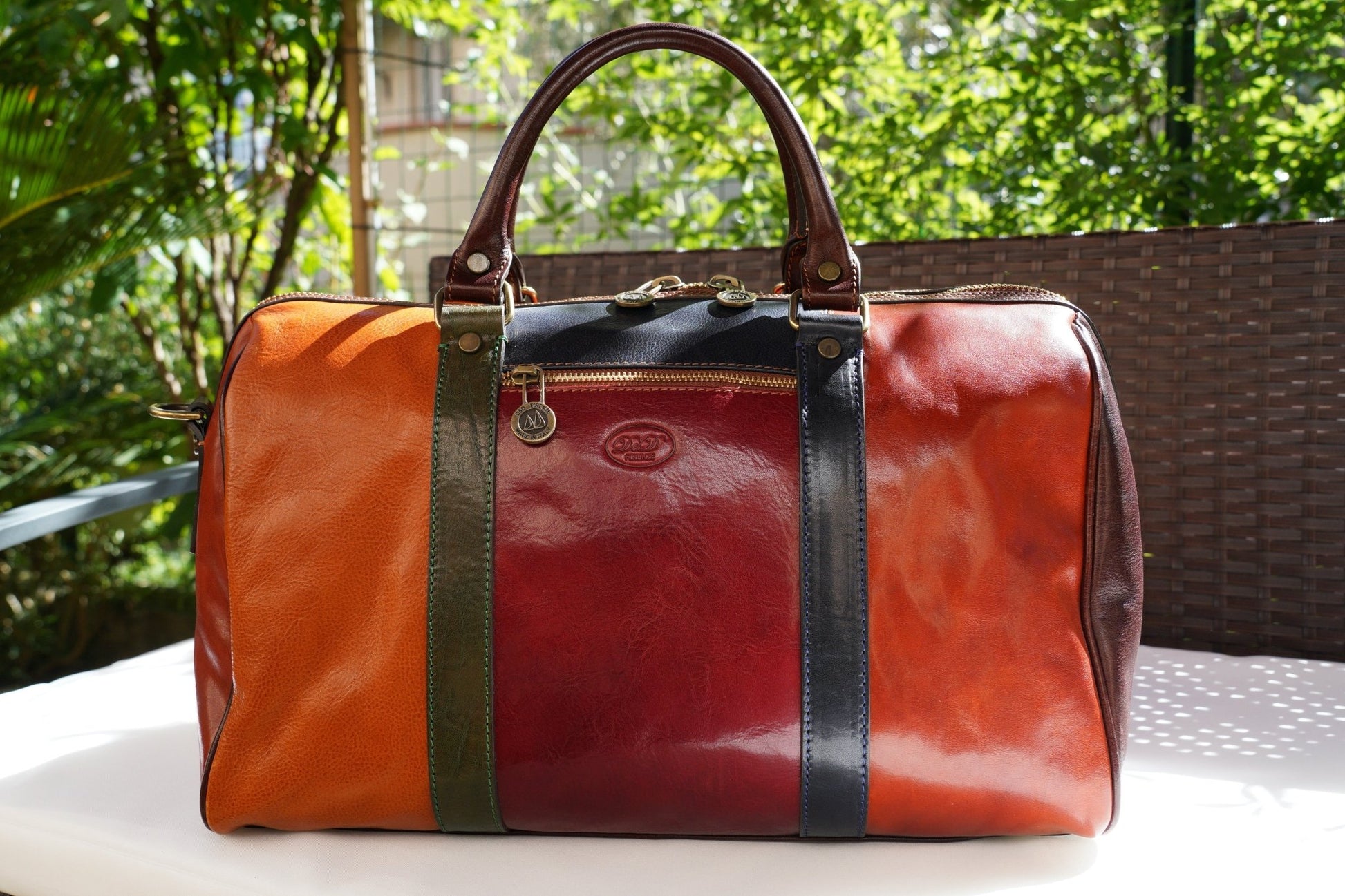 Borsone da viaggio medio multicolore - FlorenceLeatherBags